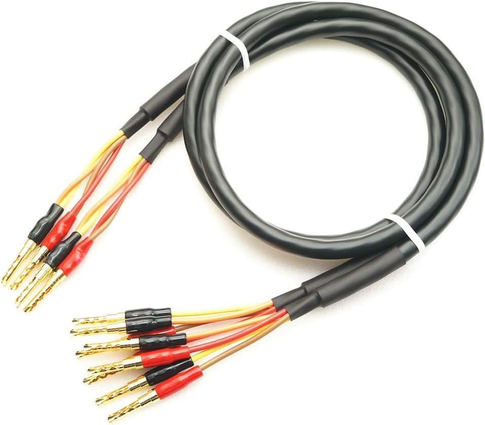 MOGAMI 2972 バイワイヤリング対応 2本セット バナナプラグ付