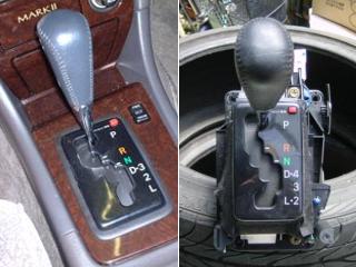 チェイサー　シフトゲート　AT ツアラー　JZX100 チェイサー(アバンテ)ストレートシフトゲート→ツアラーゲートシフト