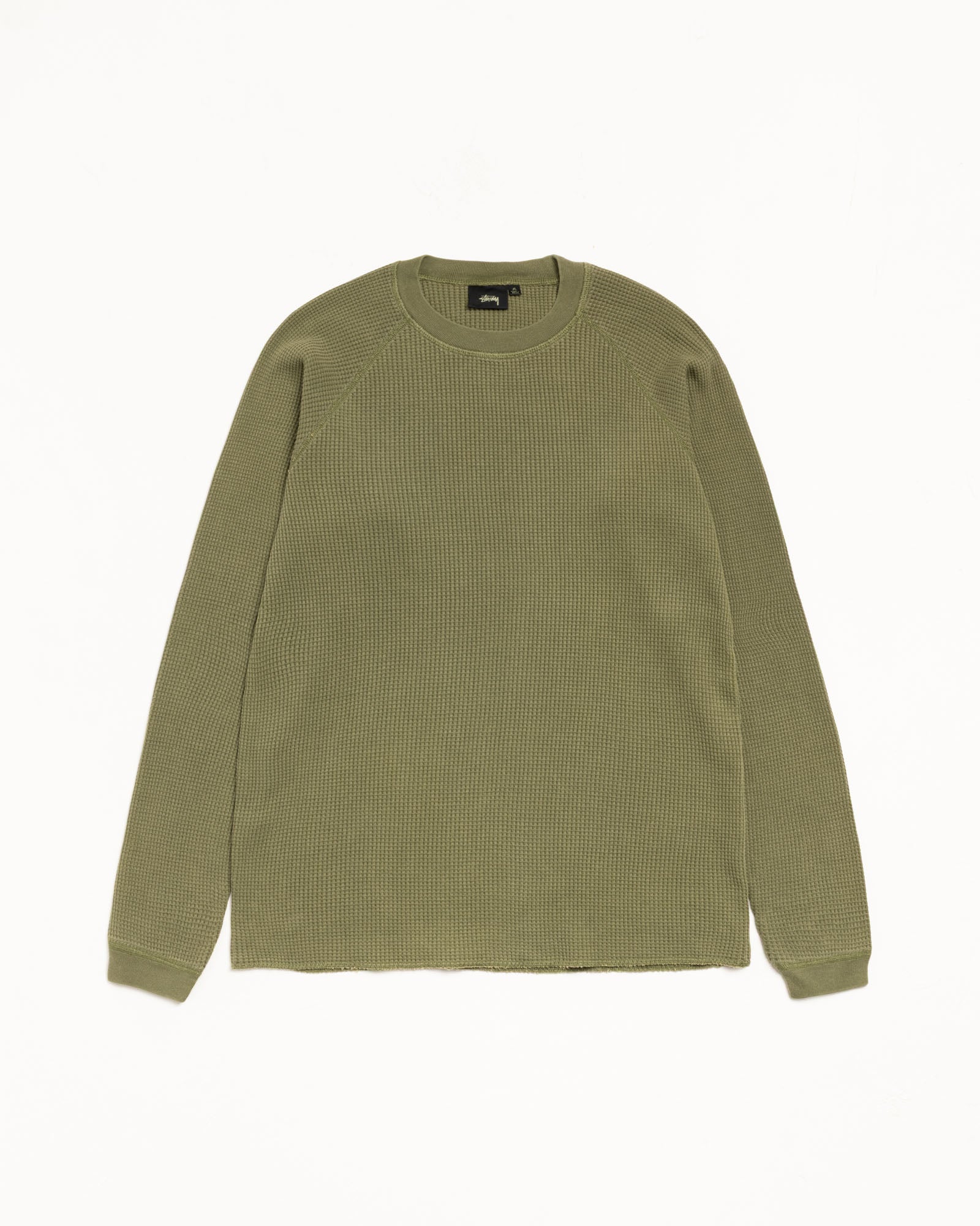 Mantra Raglan Thermal – Olive | Tops & Knits | Stüssy Japan