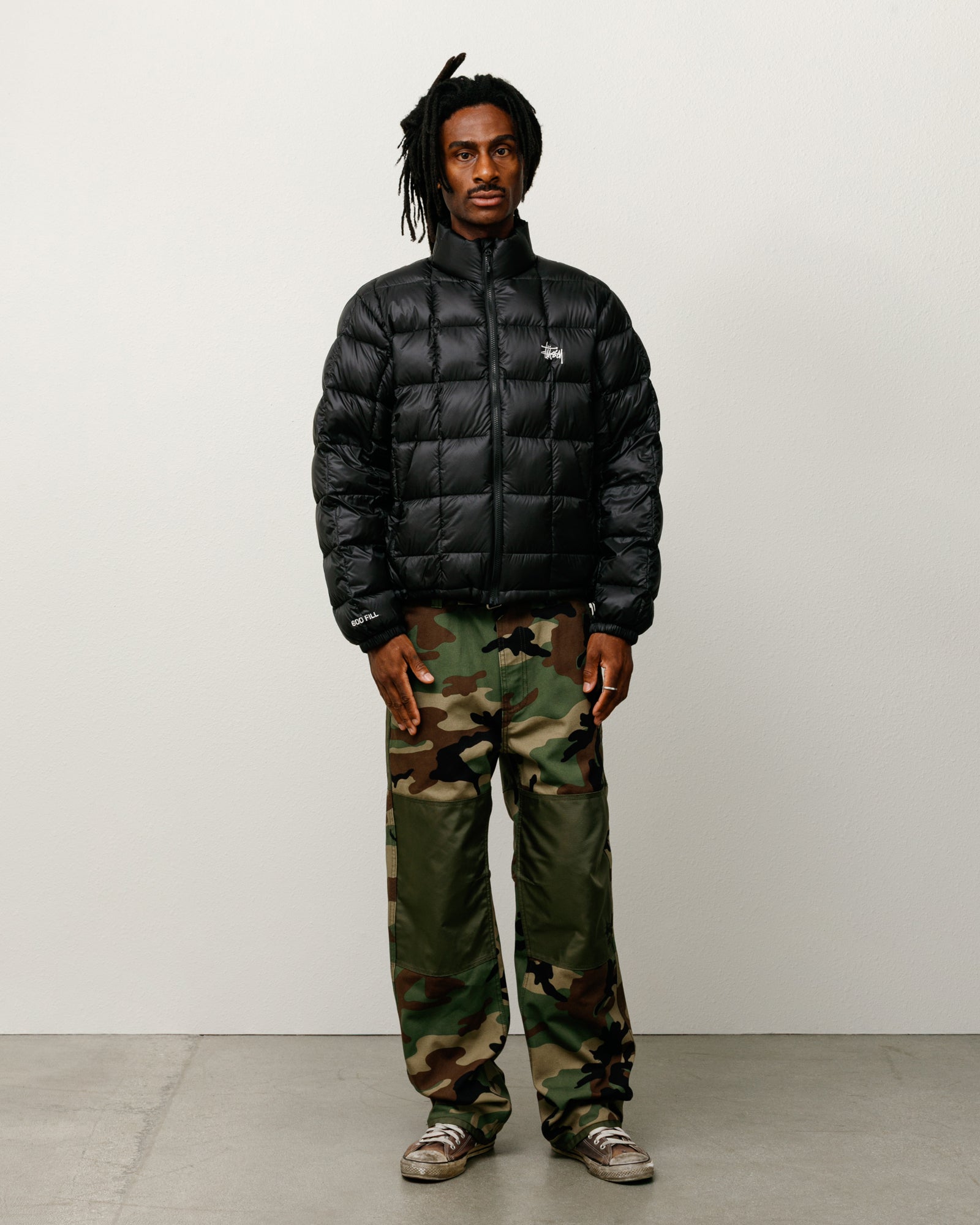Midweight Puffer – Black | Outerwear | Stüssy Japan