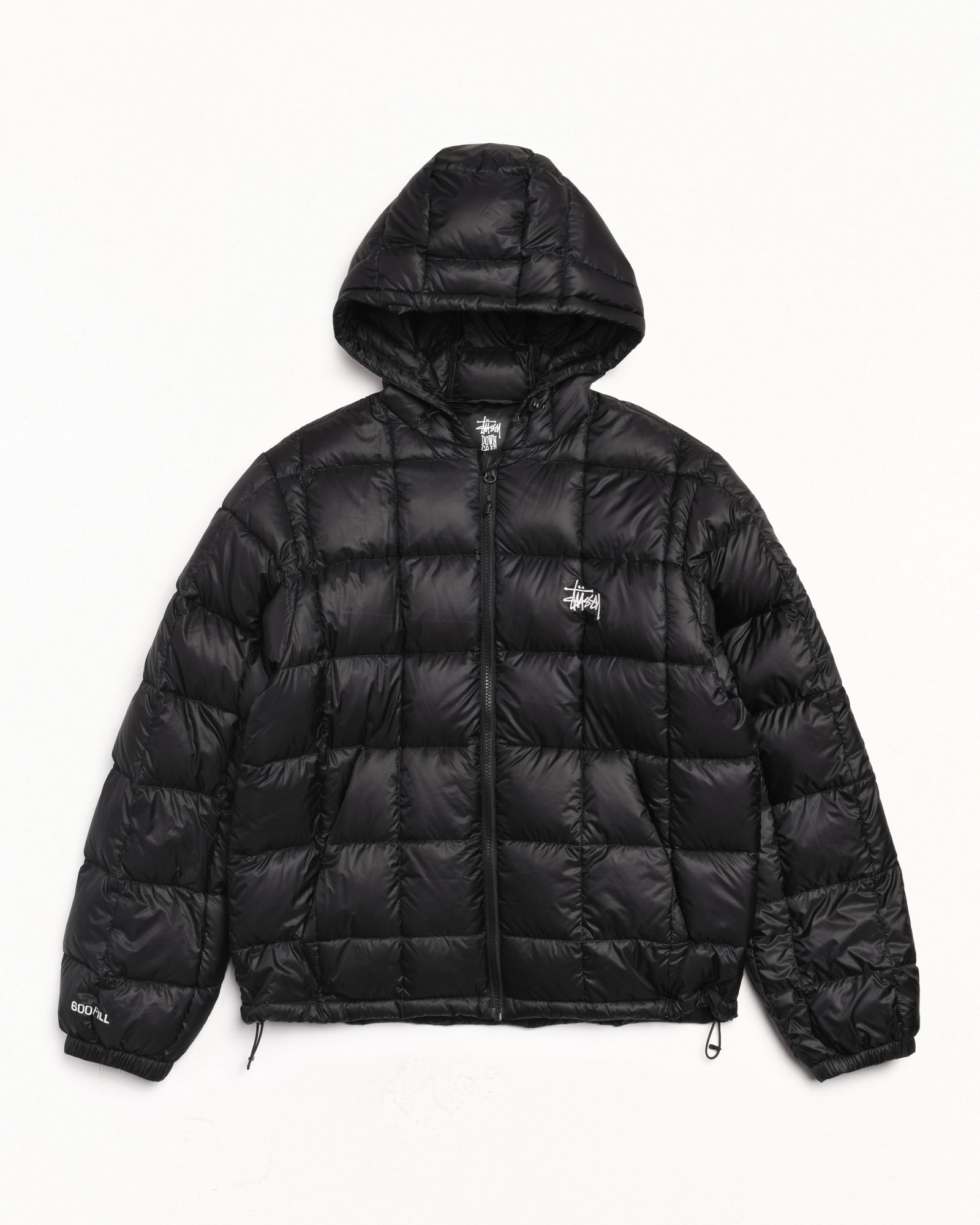 Midweight Hooded Puffer – Black | Outerwear | Stüssy Japan
