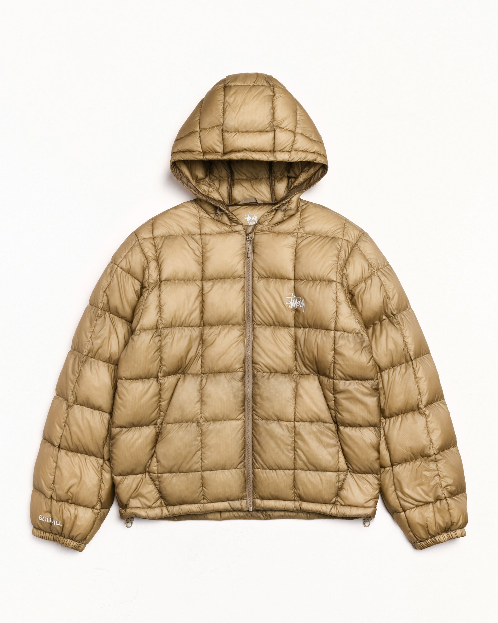 Midweight Hooded Puffer – Khaki | Outerwear | Stüssy Japan