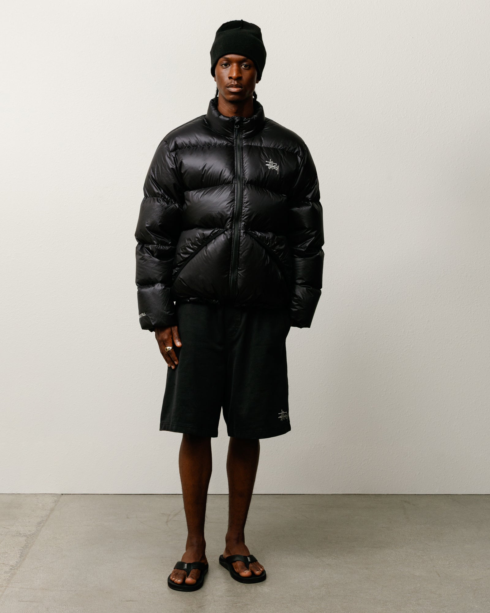 Micro Ripstop Down Jacket – Jet Black | Outerwear | Stüssy Japan