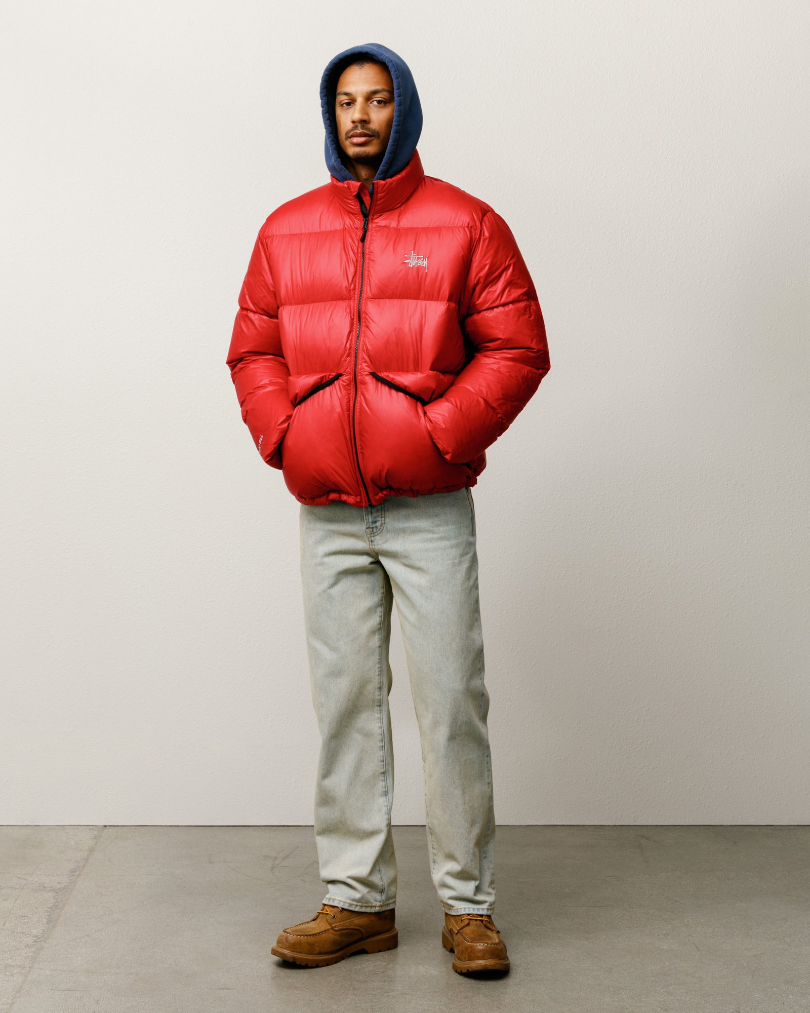 Micro Ripstop Down Jacket – Red | Outerwear | Stüssy Japan
