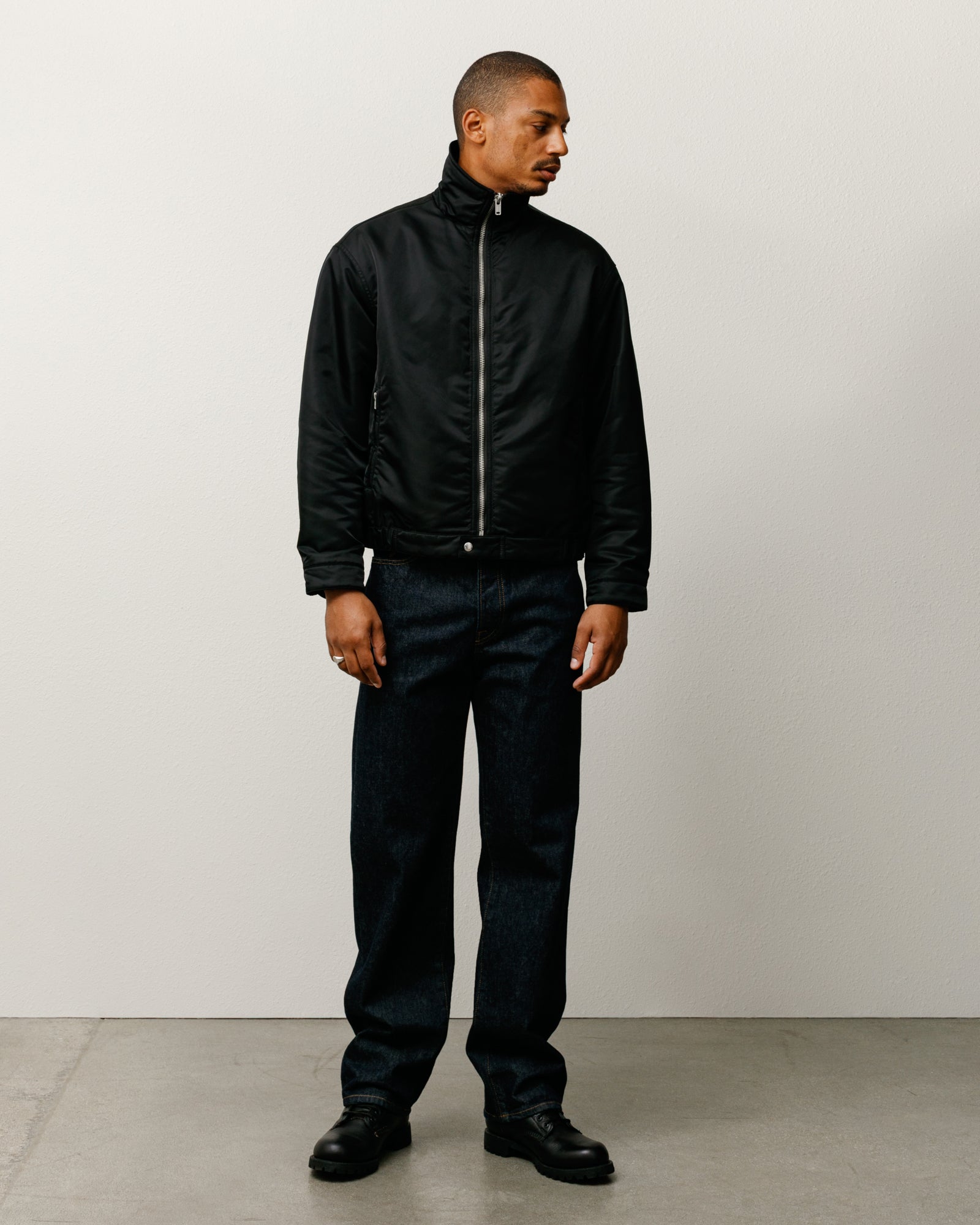 Pile Lined Zip Jacket – Black | Outerwear | Stüssy Japan