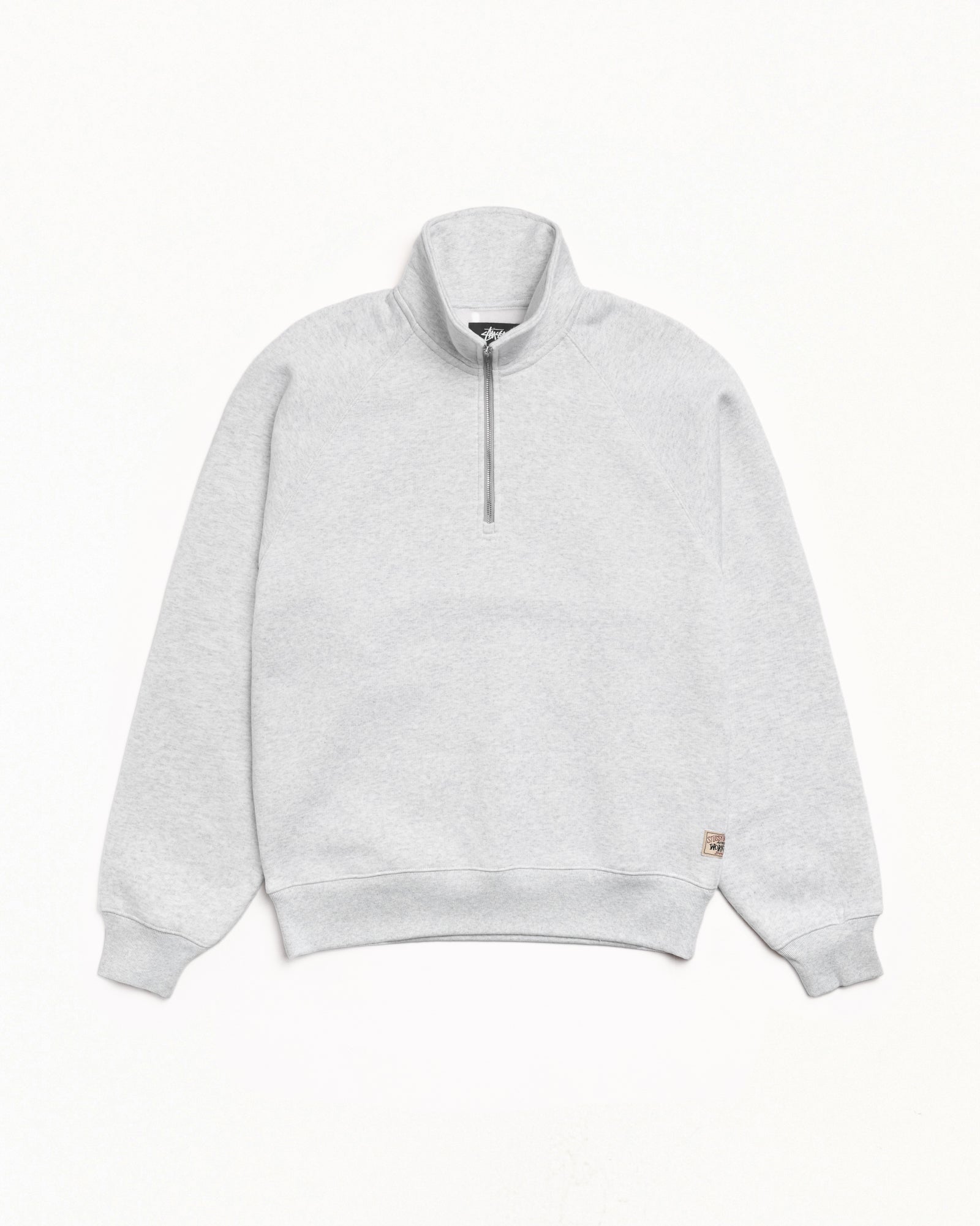 Relaxed Half Zip – Ash Heather | Sweats | Stüssy Japan