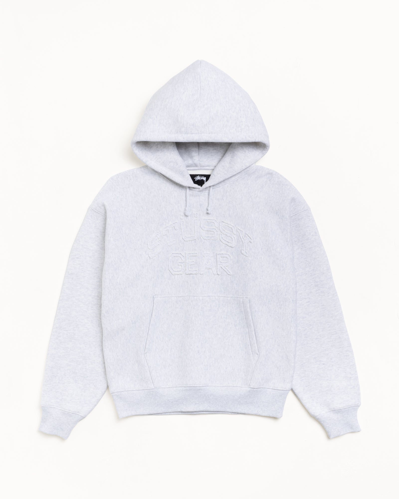 Gear Applique Hoodie – Ash Heather | Sweats | Stüssy Japan
