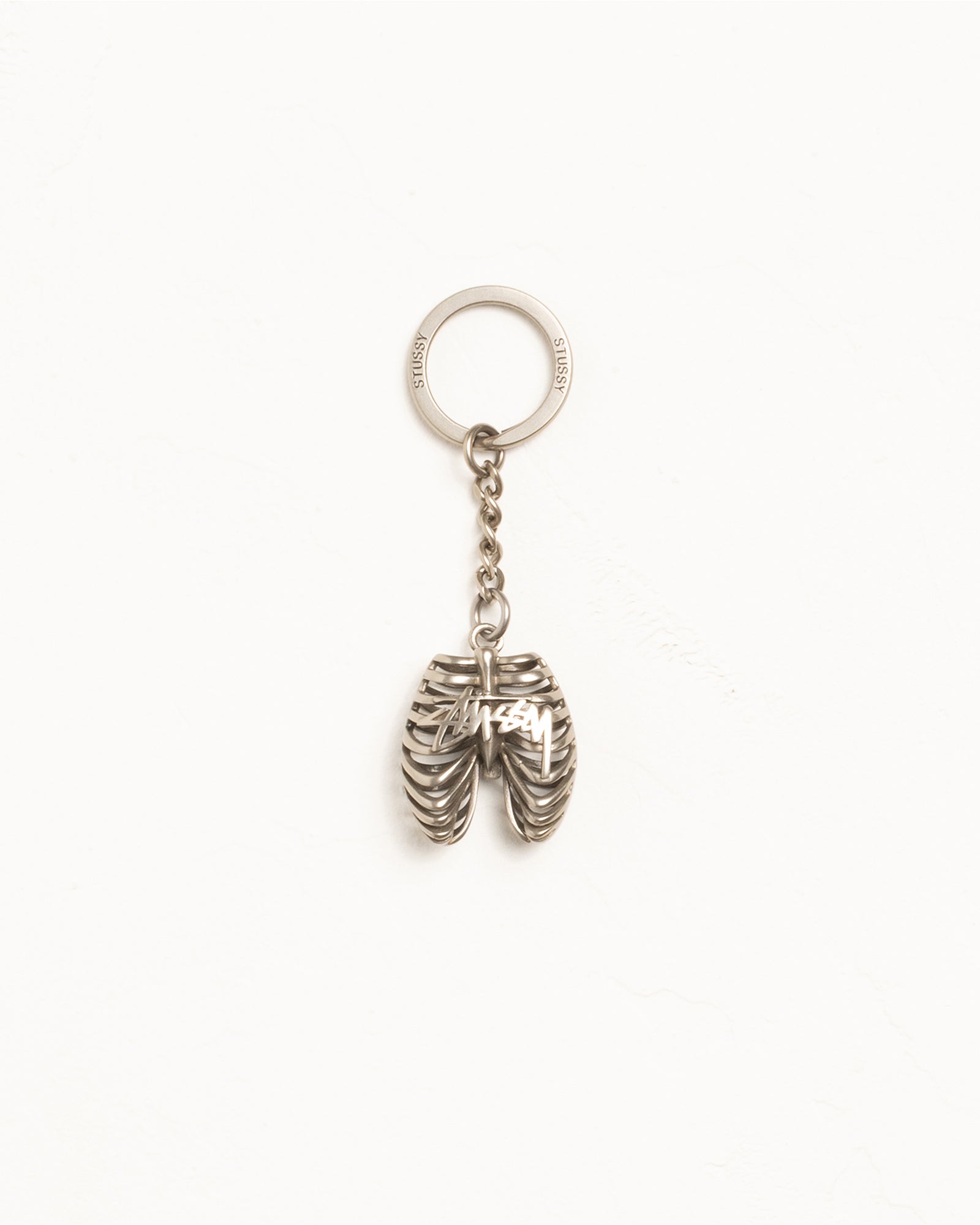 Ribcage Keychain – Silver | Accessories | Stüssy Japan