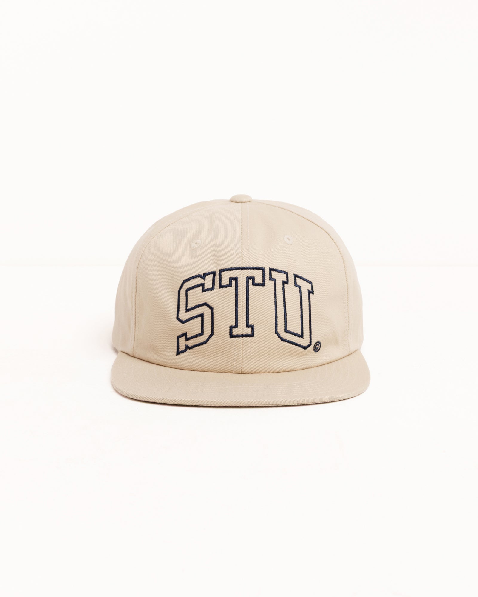 Mid-Depth Stu Arch Strapback – Natural | Headwear | Stüssy Japan