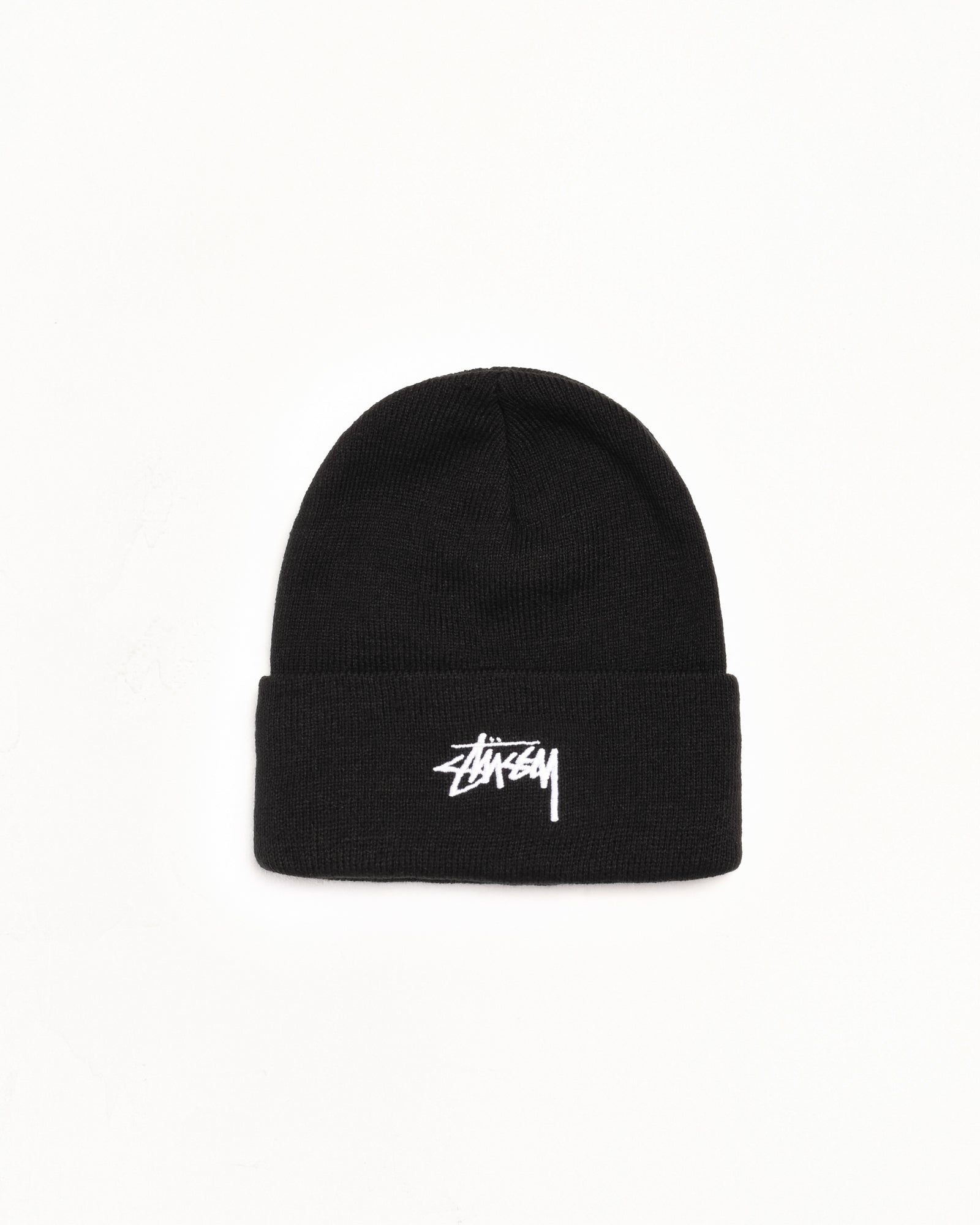 Cuff Beanie Stock – Black | Headwear | Stüssy Japan