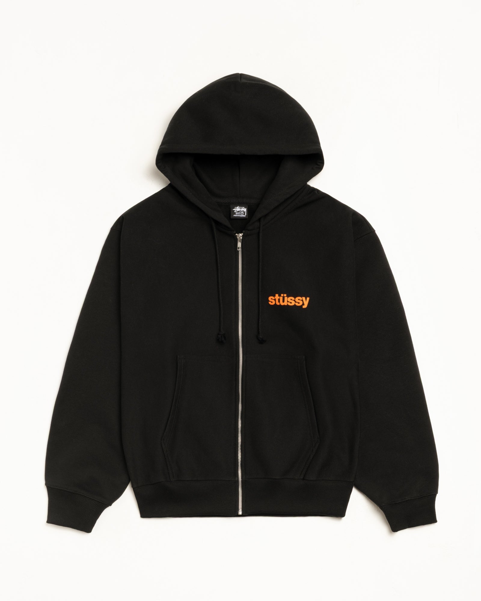 Built Tough Zip Hoodie – Black | Sweats | Stüssy Japan
