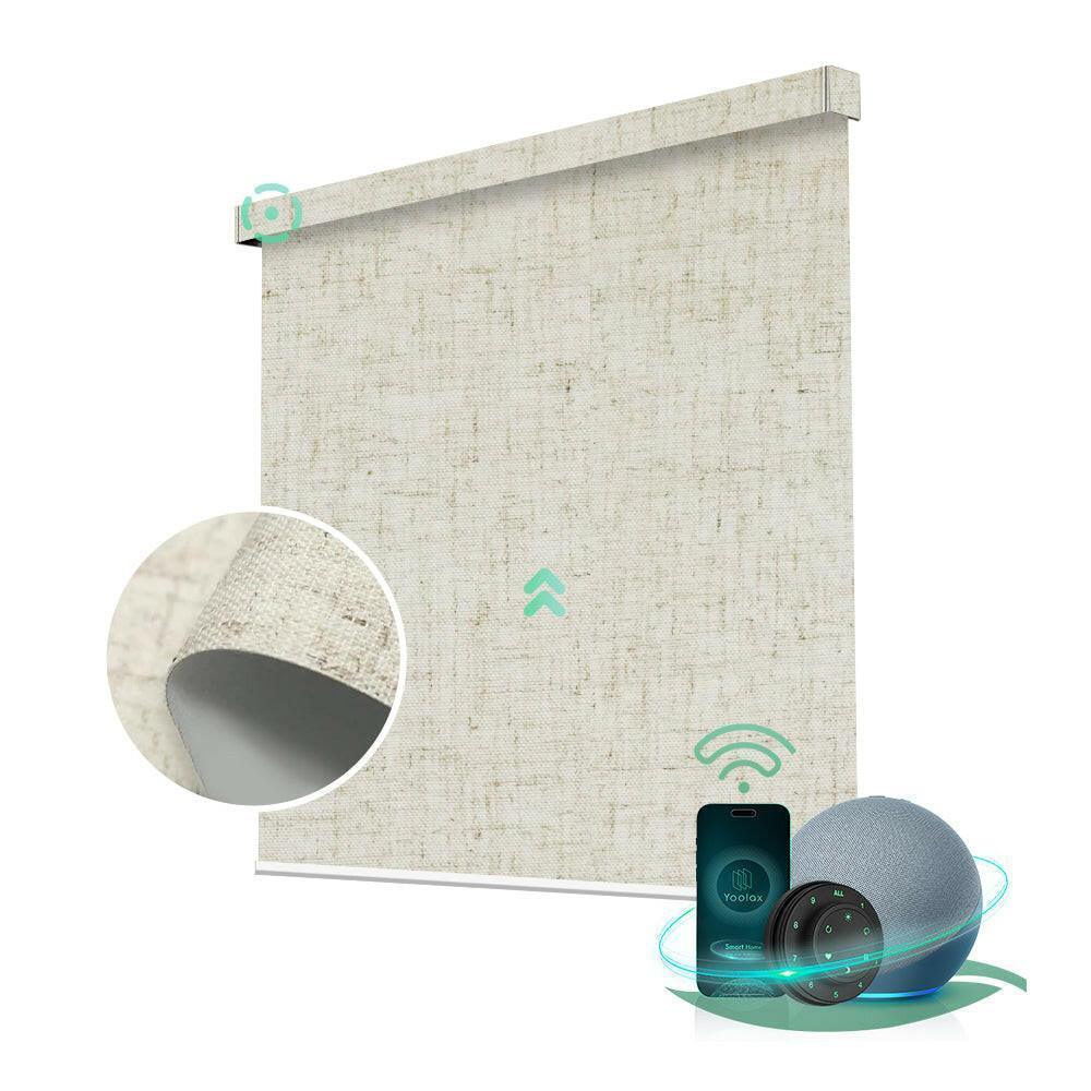 Yoolax 電動 遮光ロールスクリーン｜1級A++ 完全遮光・断熱・スマート