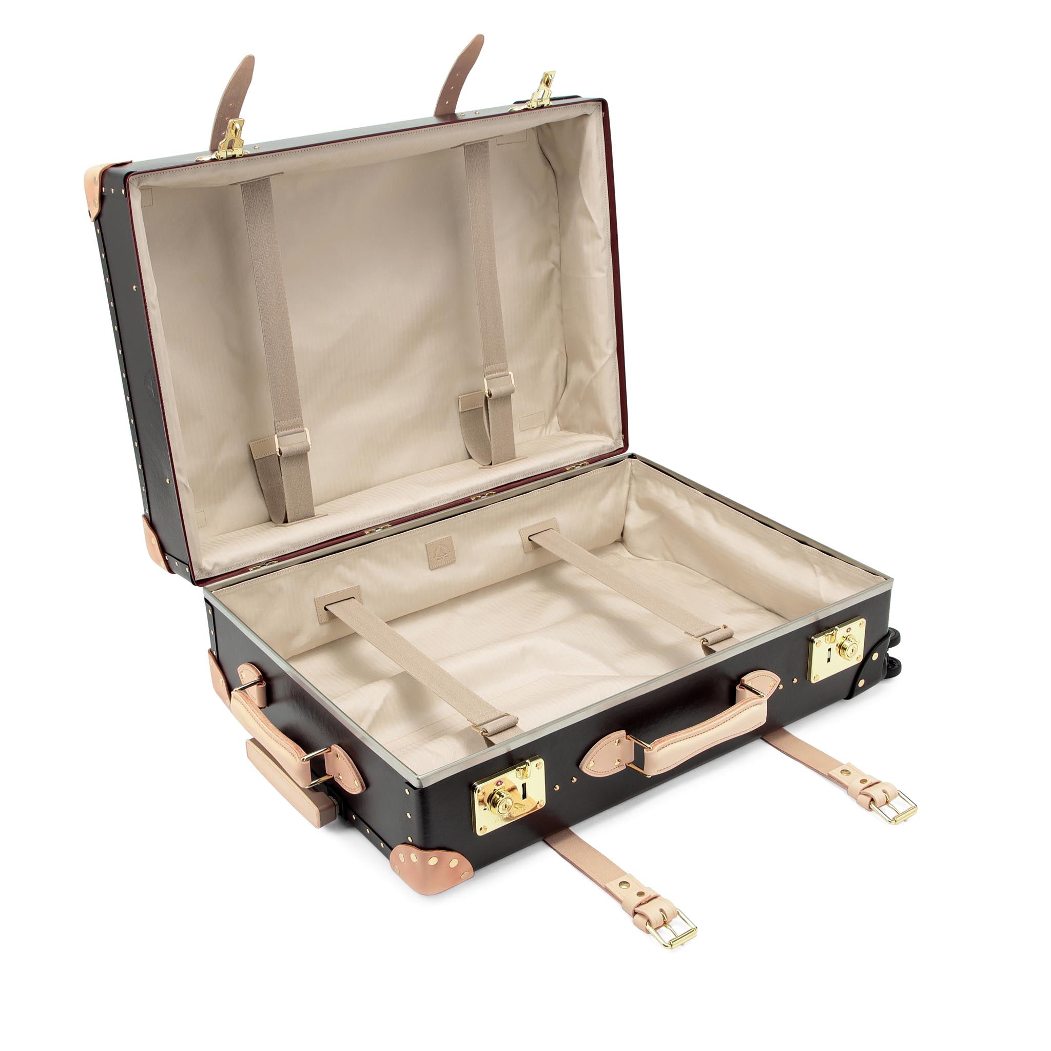 サファリ ラージ チェックイン 4ホイール ブラウン | グローブ