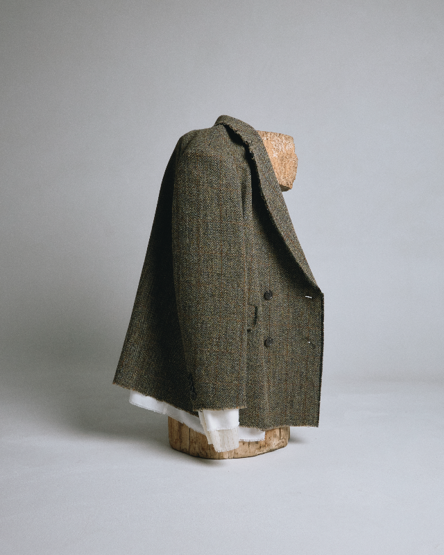 Harris Tweed Layered Jacket – JSELF