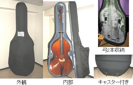 コントラバス ハルシュタット ケーススタンド付き【埼玉県内で手渡し