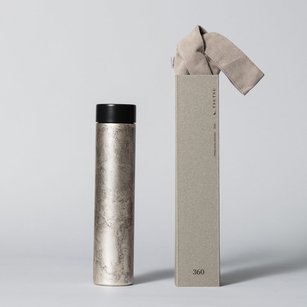 TSUTSU Tumbler 360ml Antique Silver ステンレスタンブラー