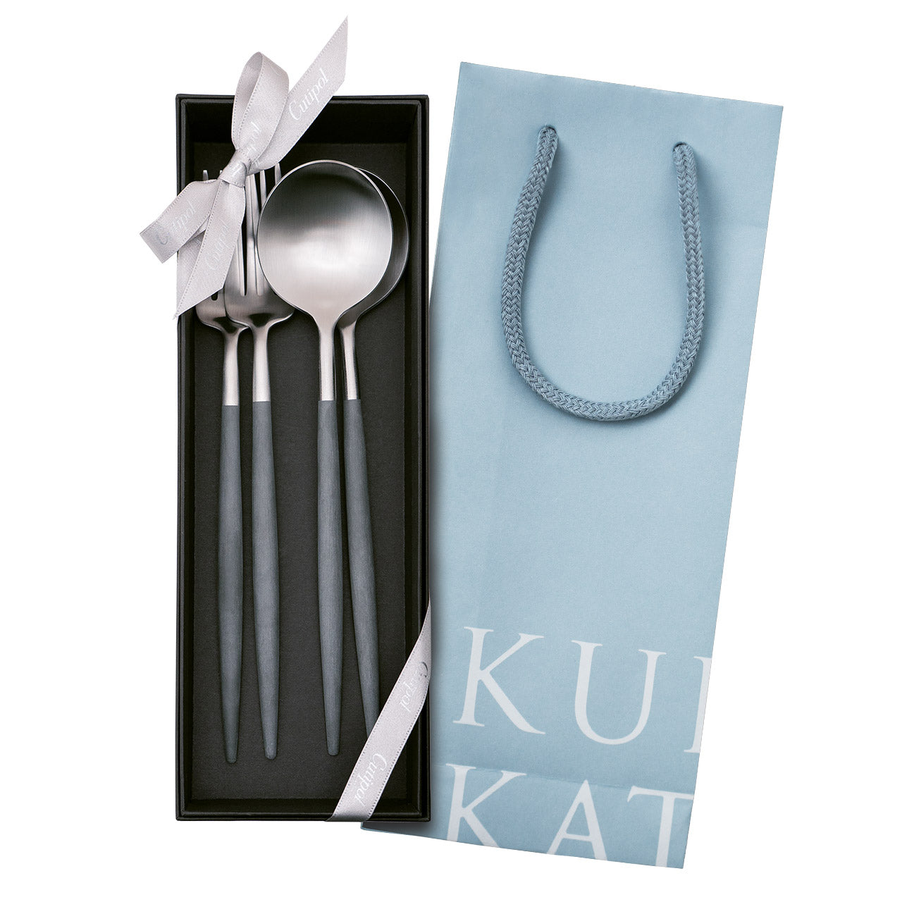 クチポール GOA/ゴア ディナー 4本 ギフトセット グレーシルバー