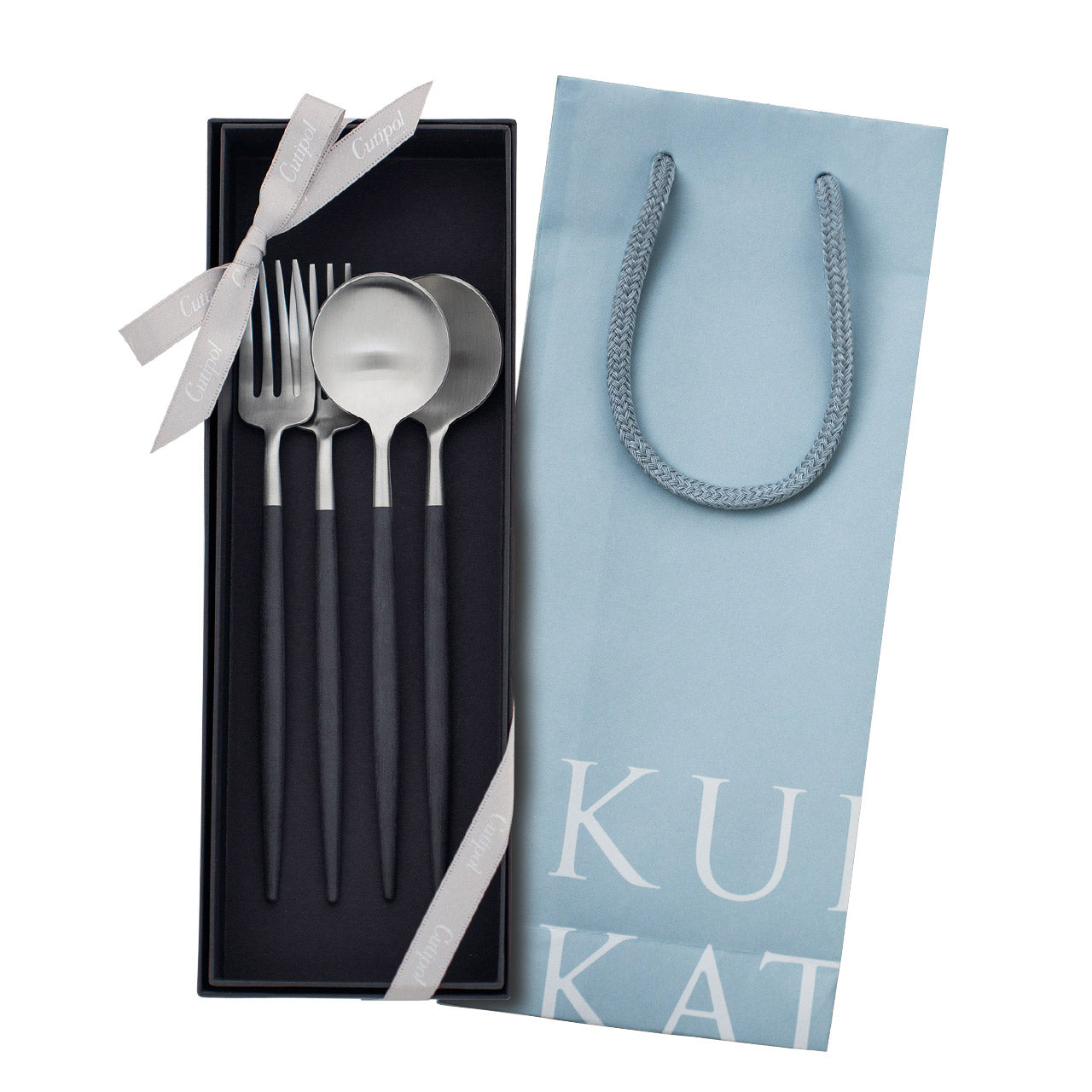 クチポール GOA/ゴア デザート 4本 ギフトセット ブラックシルバー 黒