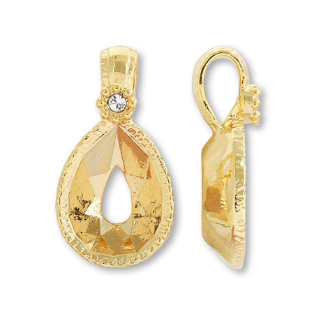 国産キャスト バチカン付石座 ＃4320 8×6mm用 ゴールド – 貴和製作所