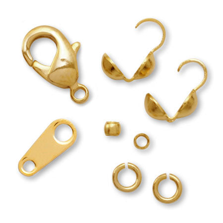 金具セット 通し用 カニカン・板ダルマ ゴールド – 貴和製作所