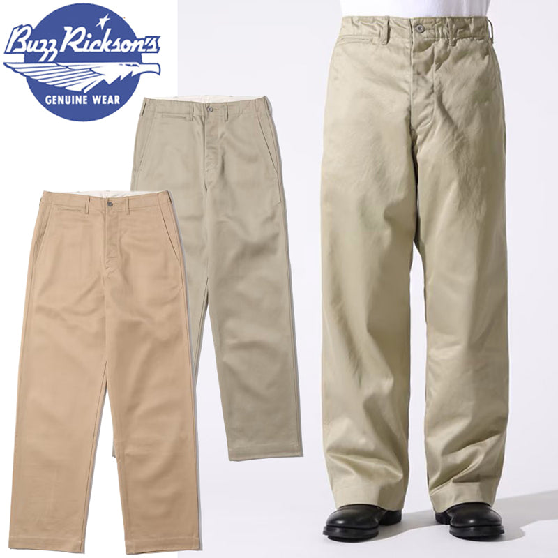 M43036 / BUZZ RICKSON'S EARLY MILITARY CHINOS 1942 MODEL (ONE WASH