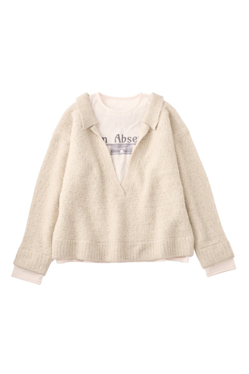 トップス docking loose knit(unisex) knuth marf docking loose knit