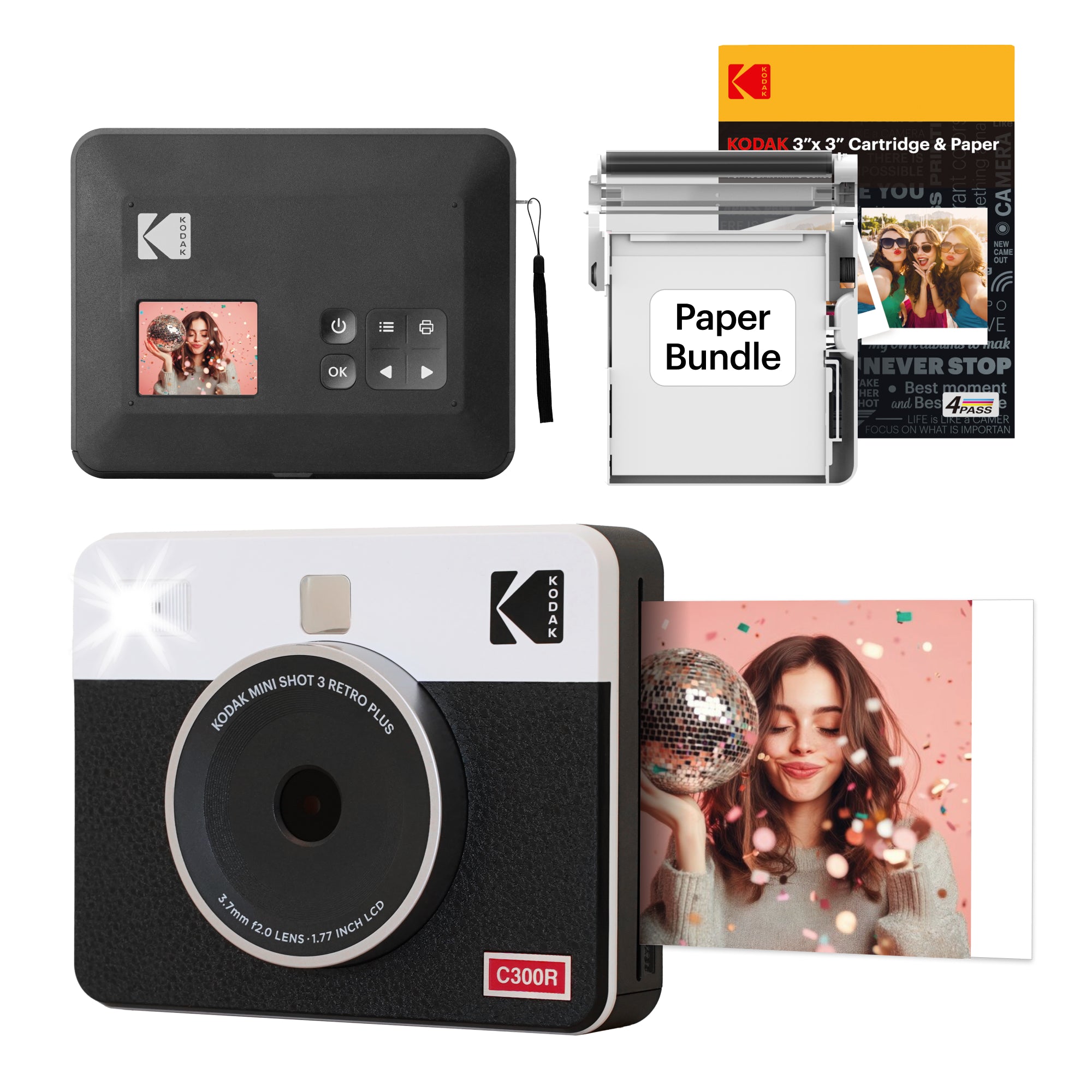 Kodak Mini Shot 3 Retro | Best Instant 3x3” Bluetooth Camera