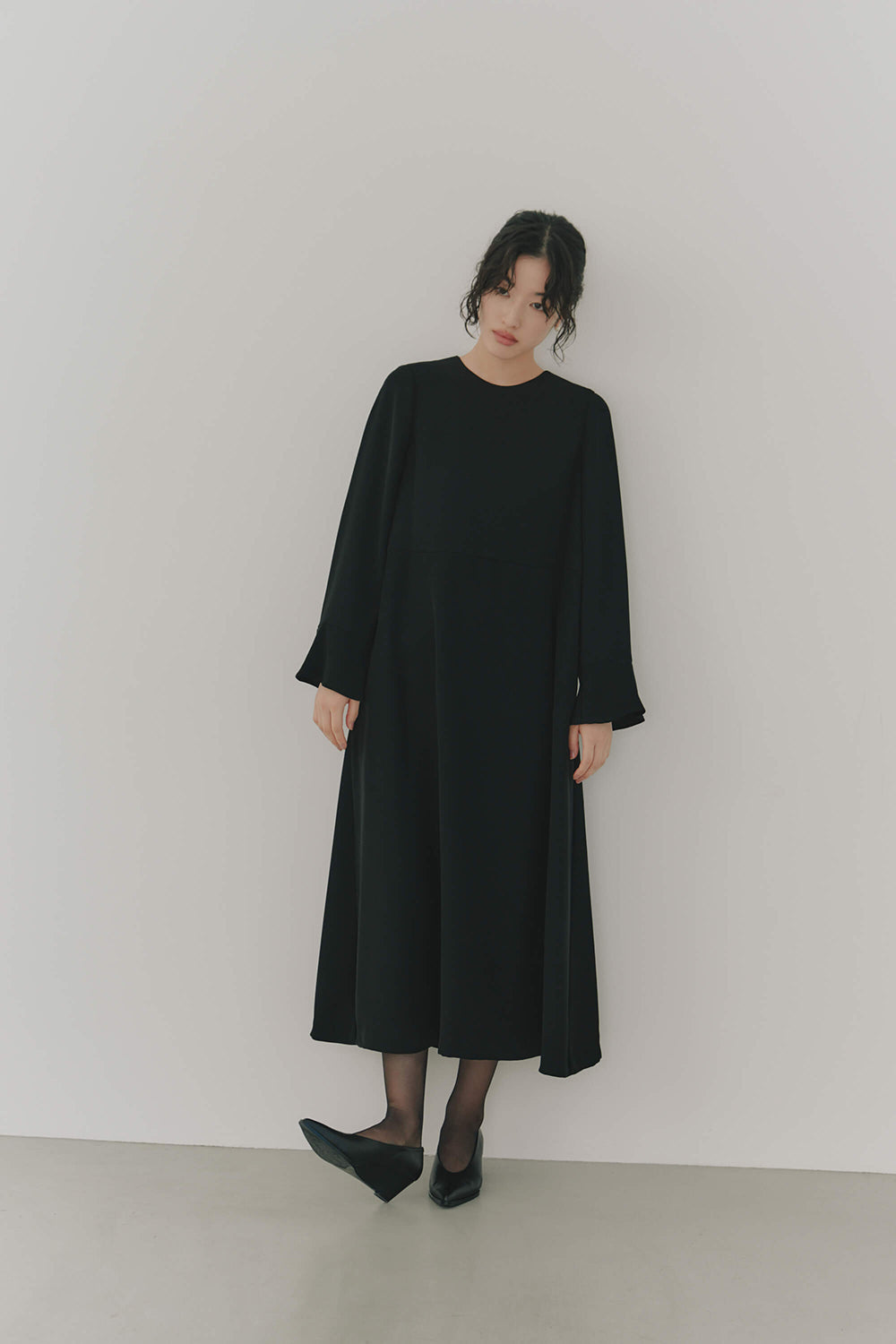 kaene公式オンラインストア Aラインロングスリーブワンピース / 100767