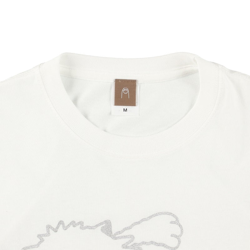 にひきのねこロンT（ホワイト） – カネコ商店 / Kaneko Shouten