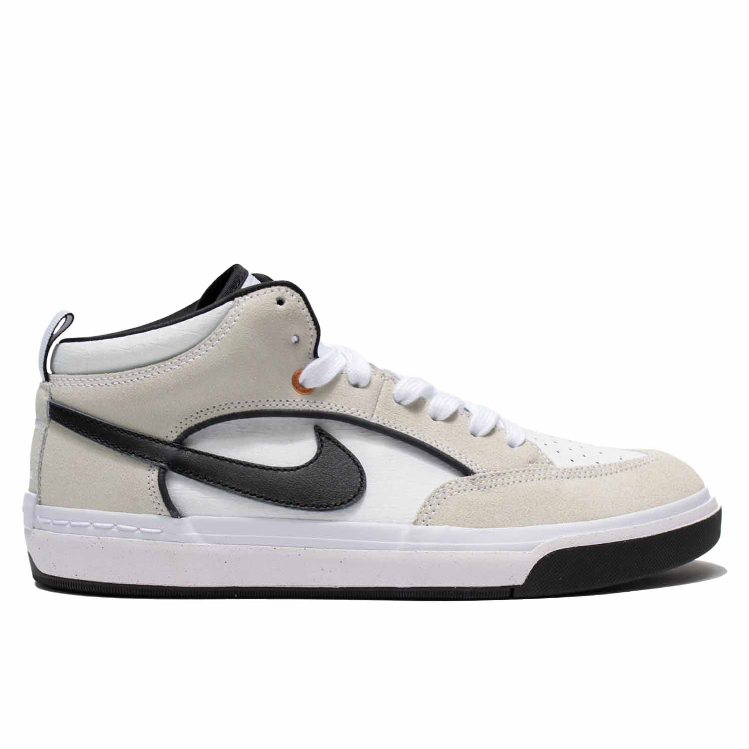 Nike SB React Leo White Black DX4361-100 Skateboard Shoes | KCDC