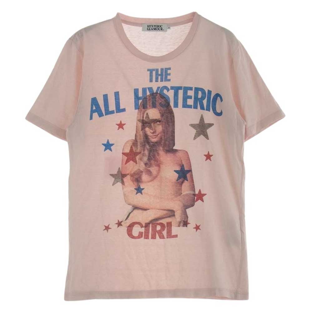 HYSTERIC GLAMOUR ヒステリックグラマー 0242CT24 ガールプリント T