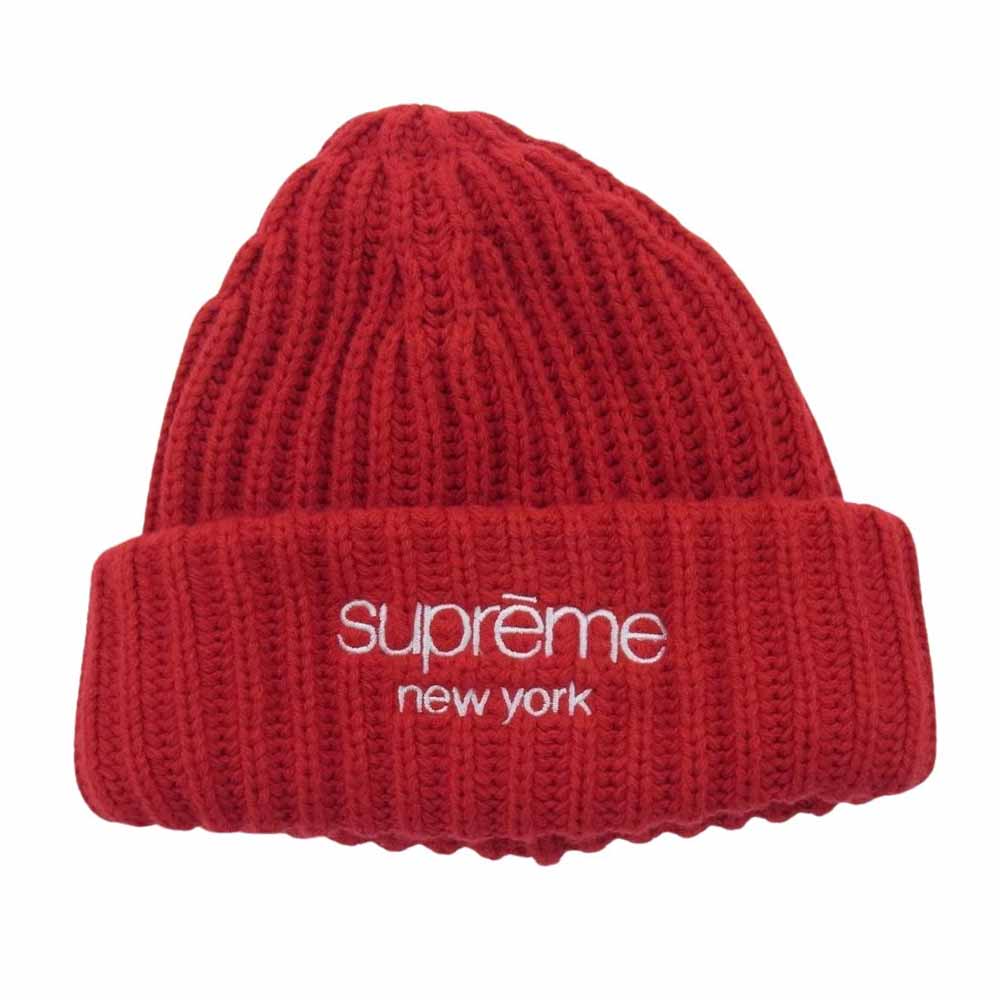 Supreme シュプリーム 23AW Classic Logo Chunky Ribbed Beanie