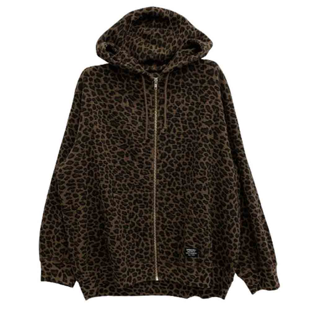 Supreme シュプリーム 25SS Hooded Zip Up Thermal Leopard レオパード