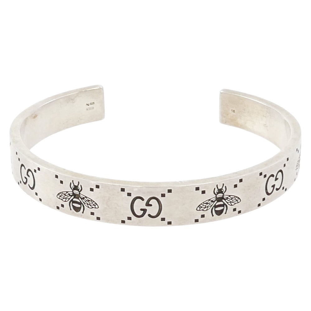 GUCCI グッチ Signature GG Chunky Bee Cuff Bracelet GG ビー カフ
