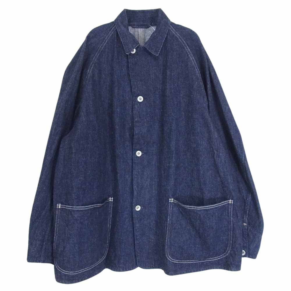 COMOLI コモリ 23SS X01-01002 デニム カバーオール ワーク ジャケット