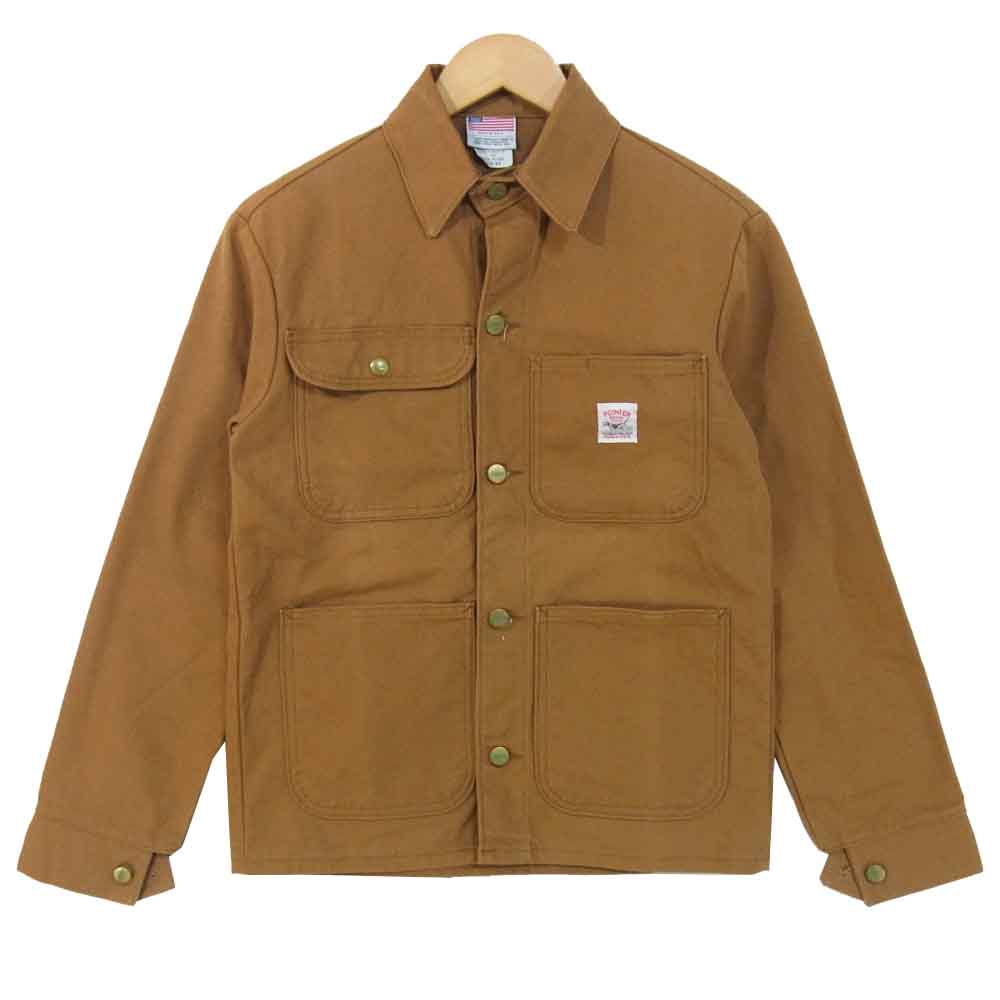 POINTER ポインター USA製 ブラウンダック カバーオール ライト