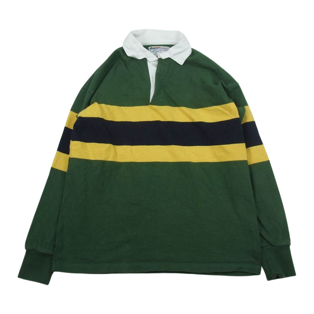 The REAL McCOY'S ザリアルマッコイズ CLIMBERS' STRIPED RUGBY SHIRT