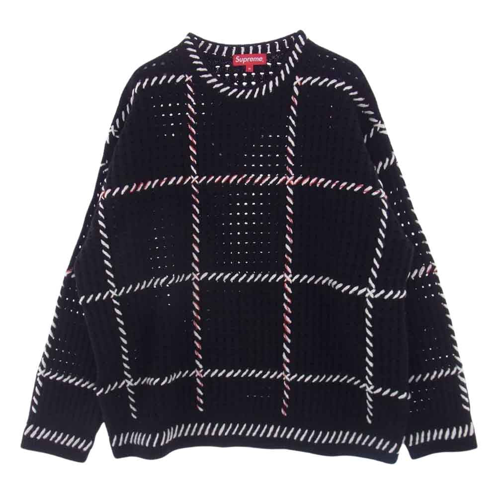 Supreme シュプリーム 23SS QUILT STITCH SWEATER キルト ステッチ