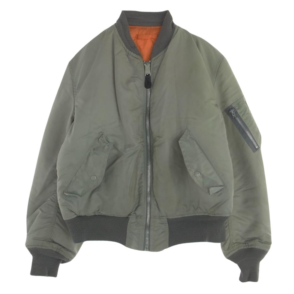 schott ショット USA製 TYPE MA-1 ミリタリー ジャケット グレー系