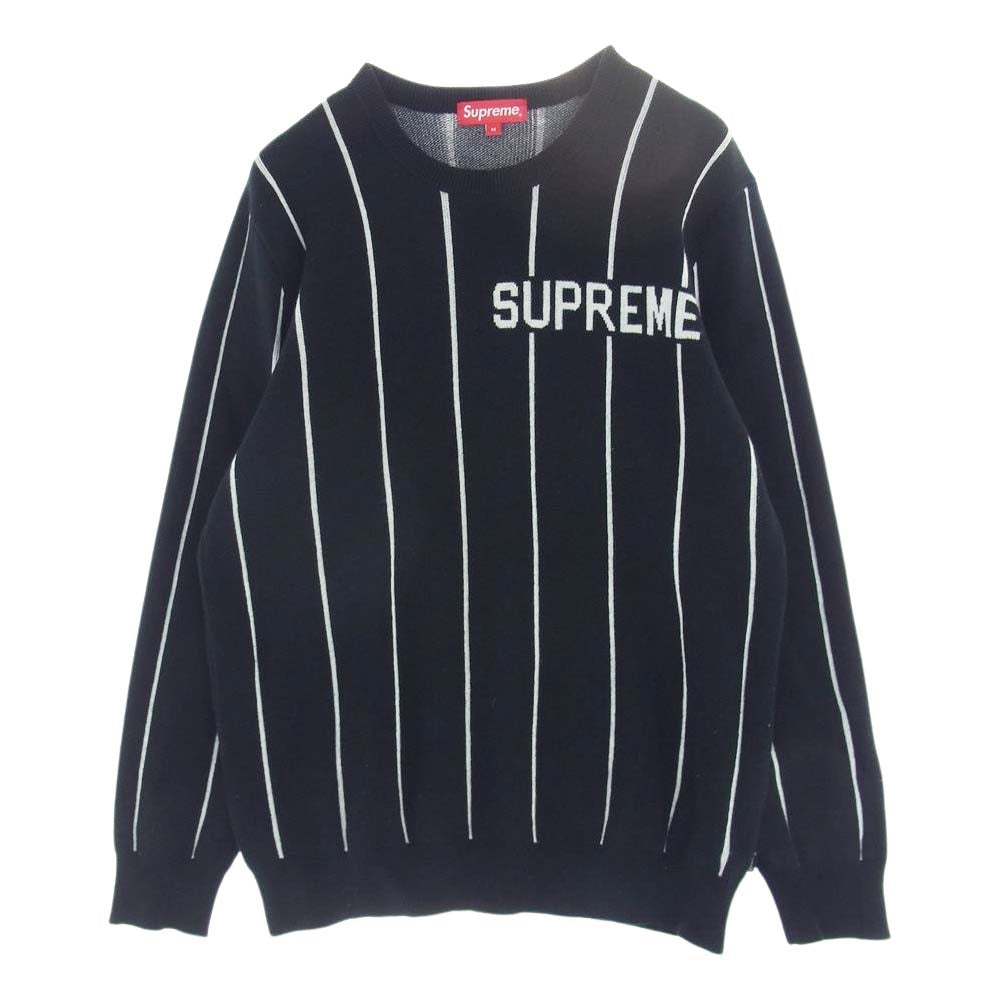Supreme シュプリーム 13AW Wide Pinstripe Sweater ワイド ピン