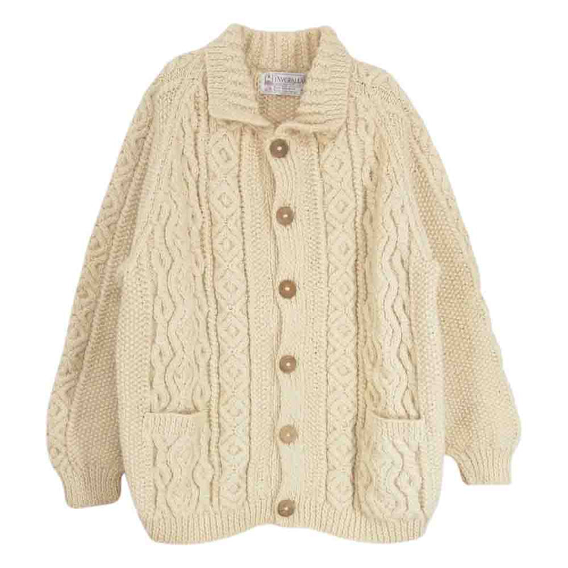 レオ INVERALLAN 3A CARDIGAN ナチュラル茶タグ 茶タグインバーアラン