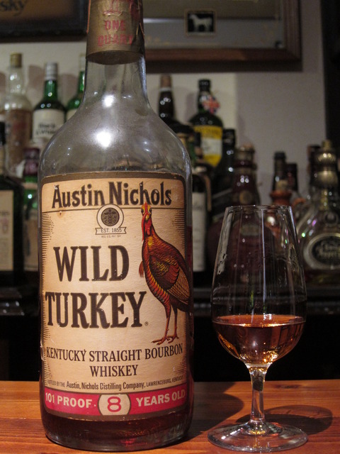 ワイルドターキー 8年 1970年代流通 50.5% : くりりんのウイスキー置場