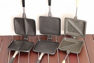 ホットサンドメーカー三傑を比べてみた : キャンプ場とキャンプ道具を