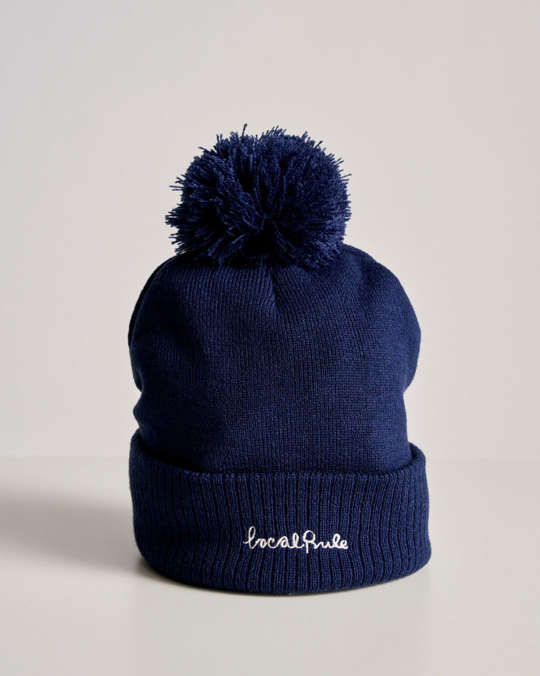 Pom Pom Beanie - Navy – Local Rule