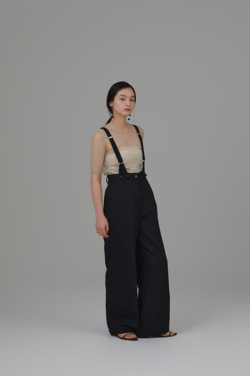 suspenders wide pants – louren store