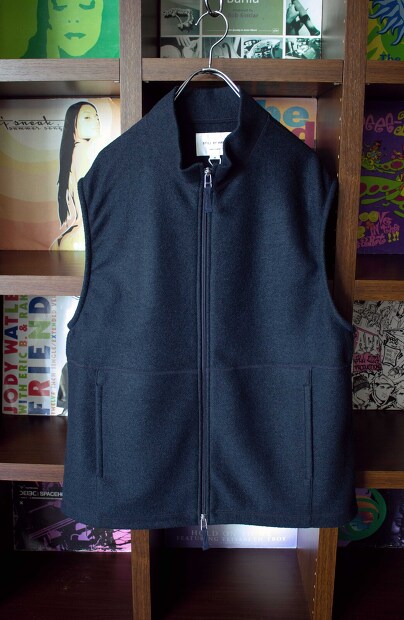Still by hand ウールナイロンジップベスト VE02233 完売 [Lampa]