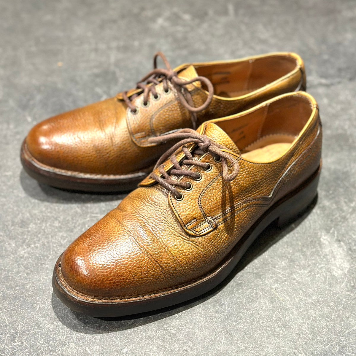 美品【JOSEPH CHEANEY】ジョセフチーニー ストアシー プレーントゥ