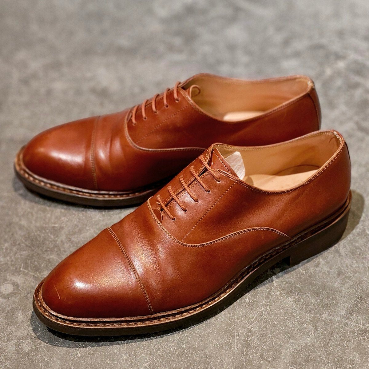 Paraboot】パラブーツ モンターニュ ストレートチップ ブラウン サイズ