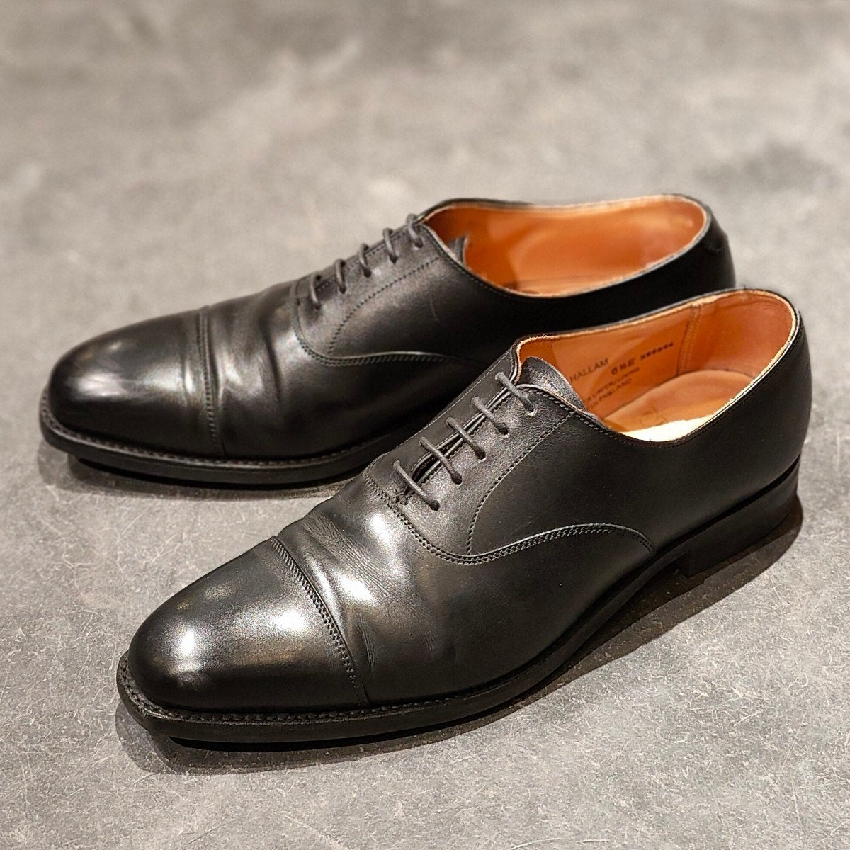 極美品 【CROCKETT & JONES】クロケット&ジョーンズ ハラム ストレート