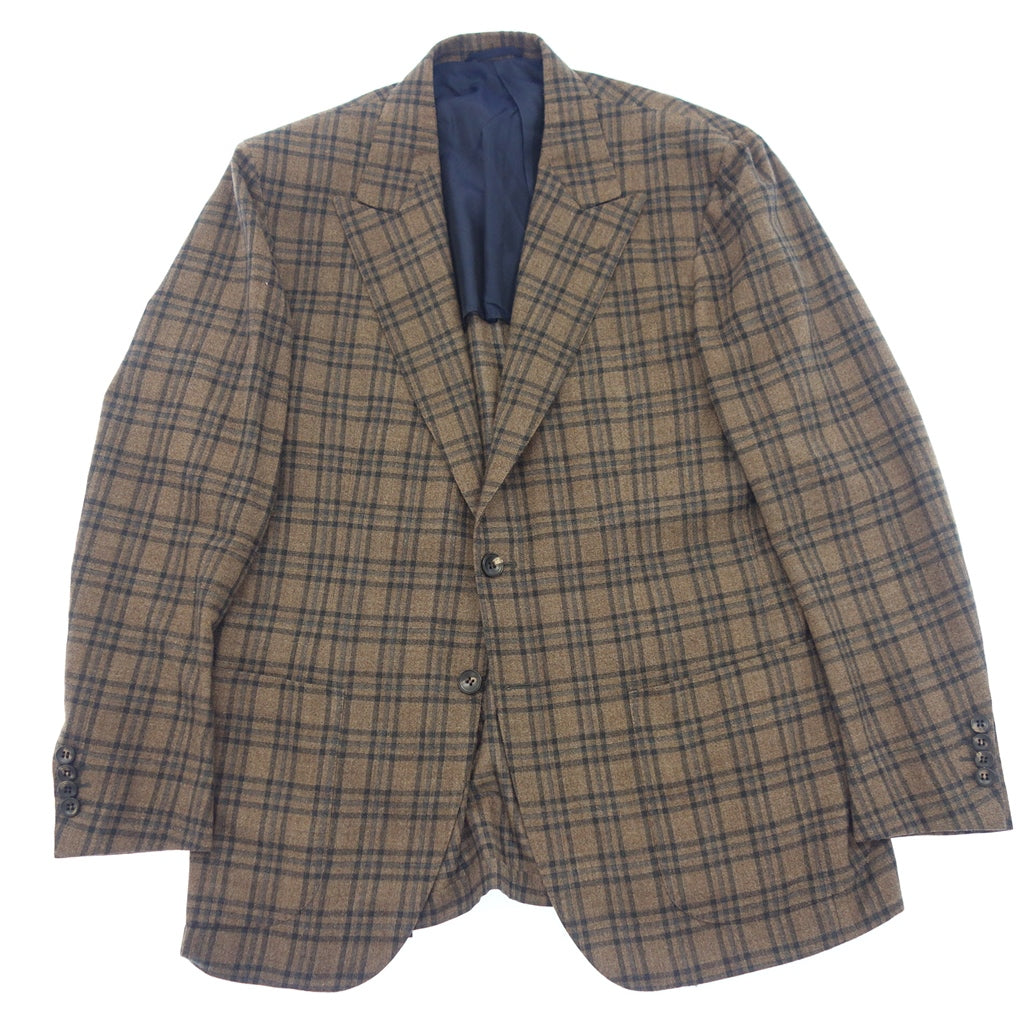 SARTRIO】サルトリオ チェック2Bジャケット ウール ブラウン – LASTLAB